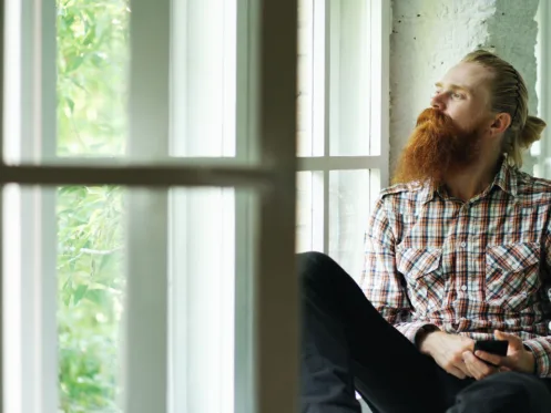 homeowner in thought